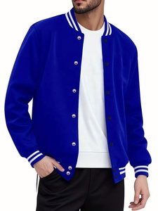 Chaquetas Varsity OEM para Hombre y Mujer, Bordado Personalizado al por Mayor, Abrigos de Motocicleta con Forro Polar, Ropa Casual para Invierno - Product Image 1
