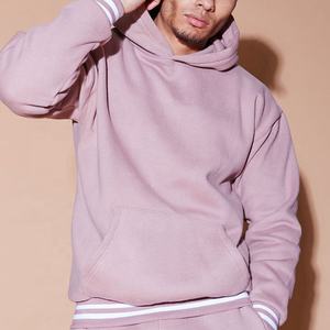Custom Cotton Sports Plus Size Men's Jogger Sweatsuit <b>Gym</b> Plain Fleece Winter <b>Pink</b> Jogging Hoodies Tracksuits Apparel <b>Set</b> Men - Product Image 6