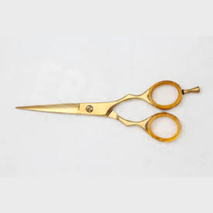 High Quality 5 1/2 Titanium Coated Hairdressing Scissors Razor <b>Edge</b> <b>Shears</b> for Smooth Cutting Barber Salon Equipment - Product Image 1