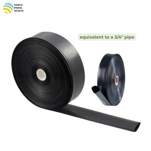 Cinta de Riego por Goteo de PE de Alta Calidad, 4cm x 250m, 200 Micras, Manguera de Riego Agrícola para Ahorro de Agua, Negra - Product Image 3