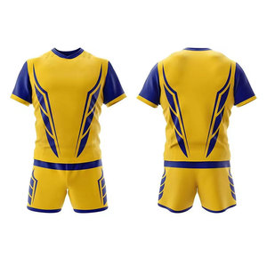 Conjunto de Uniformes Deportivos con Logotipo de Béisbol y Fútbol Americano, Tela Deportiva Anti-Estiramiento, Uniformes Deportivos Personalizados Profesionales, Camiseta de Rugby - Product Image 6