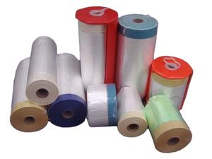 Lámina de caída pregrabada, máscara de pintura de plástico + cinta - Product Image 6