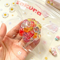 Internet-Berühmter Bestseller DIY Squishy Ball Eiscreme-Stil Quetschspielzeug PU-Box Kreatives Stressabbau-Spielzeug Einzeln Verpackt