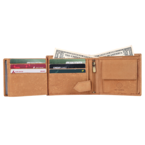 High Quality Handmade Genuine Leather <b>Wallet</b> for Men with Cartoon Truck Printing Vintage Fold Style Short Daily Use - Product Image 2