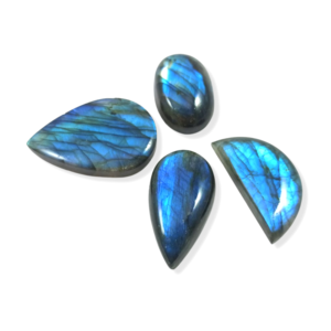 Labradorita Azul Natural, Piedras Preciosas Sueltas al por Mayor, Cristales Cabujón para Joyería, Formas Ovaladas/Cabujón, Tamaños de 20-35 mm - Product Image 2