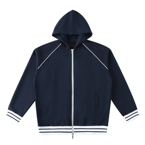 Custom Printed Fleece Hoodie <b>Zip</b> Up Casual Wear Unisex Streetwear <b>Hooded</b> Sweatshirt Multi Color OEM Available - Product Image 5