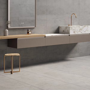 Meuble-lavabo mural de salle de bain de style européen moderne personnalisé JY Project, miroir, armoire en bois de luxe, MDF imperméable - Product Image 3