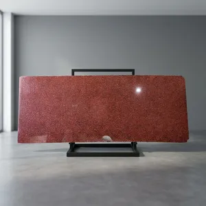 Elegant Classic Red Granite Natural <b>Stone</b> Slab High Gloss Polished Surface for Kitchen Countertops Flooring and Wall Cladding - Product Image 2