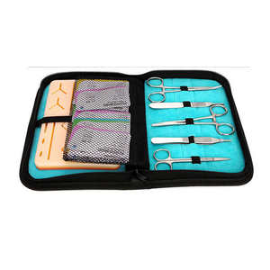 Juego de 13 Instrumentos Básicos para Cirugía Menor, Caja de Acero Inoxidable, Tijeras, Pinzas, Portaagujas, Kit Manual Reutilizable y Ecológico - Product Image 5