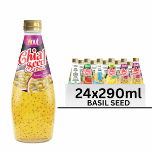 Bebida de Piña con Semillas de Chía de 290 ml, Sin Azúcar, Marca Privada OEM ODM, Fabricante de Bebidas para Venta al por Mayor - Product Image 1