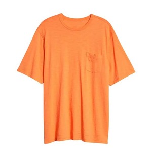 T-shirts pour hommes à col ras du cou, prix de gros, manches courtes, été, décontractés, couleur unie, coton respirant, séchage rapide, coupe classique - Product Image 3