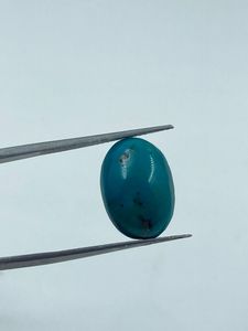 Pierre de turquoise naturelle haute densité 6,77 carats 11,30x16,10 mm Couleur bleue Pierre précieuse élégante pour la fabrication de bijoux en provenance d'Inde - Product Image 2