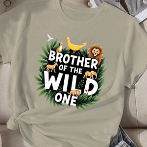 T-shirt comfit pour femmes Brother of the wild one design - Product Image 3
