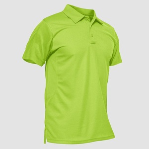 T-shirt de golf décontracté pour homme, col rond, manches courtes, rouge et bleu marine contrastés, qualité supérieure, 100 % coton, toile écologique, séchage rapide, respirant - Product Image 5