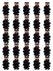 Body Wave <b>Hair</b> Bundles With Closure <b>Human</b> <b>Hair</b> <b>Weaving</b> Machine Double Weft Full Ends - Product Image 2