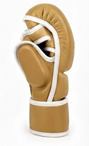 ถุงมือ MMA Profit Sport Gold แบบครึ่งนิ้ว ปิดด้วยเวลโคร สำหรับทุกเพศ อุปกรณ์ฝึกศิลปะการต่อสู้คุณภาพสูง ถุงมือฝึกซ้อม MMA - Product Image 6