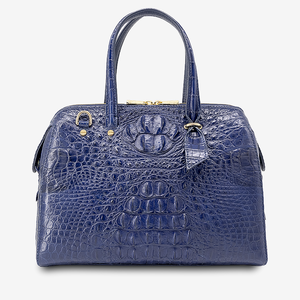 กระเป๋าถือและกระเป๋าโท้ทหนังจระเข้แท้ 100% สำหรับผู้หญิงสุดหรู พร้อมโลโก้สั่งทำ - Product Image 5