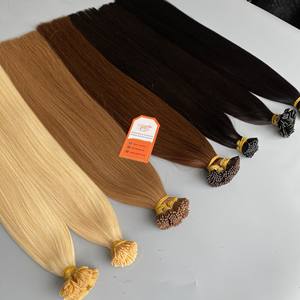 Prix de gros Couleur personnalisée 100% Remy Extensions de cheveux humains vietnamiens Kératine I Tip Extensions de cheveux soyeux et lisses - Product Image 2