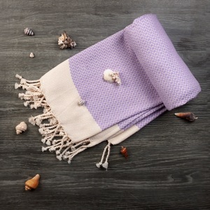 <b>Striped</b> Turkish Peshtemal Beach <b>Towel</b> Quick-Dry Water Absorbent Square Hammam <b>Bath</b> <b>Towel</b> for All-Season Use - Product Image 4