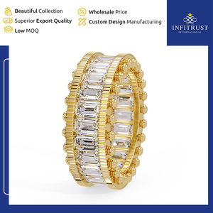 Global Vendor Selling High Standard Quality Handcrafted 925 Sterling <b>Silver</b> <b>Solitaire</b> Diamond <b>Rings</b> with VVS Clarity on Sale - Product Image 2