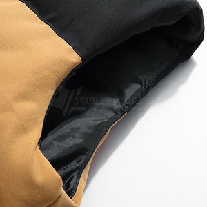 <b>Lightweight</b> Breathable Canvas & Nylon Casual Winter <b>Gilet</b> Vest Insulated Padding Full Zip Front Outdoor Activities Daily Wear - Product Image 5