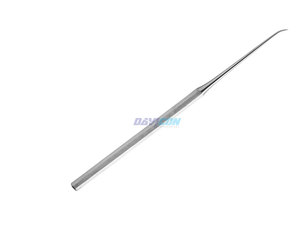 Aiguilles chirurgicales ORL en acier inoxydable, légèrement courbées, à pointe délicate, manuelles, 6,1/2 po - Product Image 6