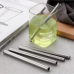 Pajitas Reutilizables Ecológicas de Metal, Pajitas de Acero Inoxidable de Grado Alimenticio, Color Cobre y Oro Rosa, para Cócteles, Accesorios de Bar - Product Image 1