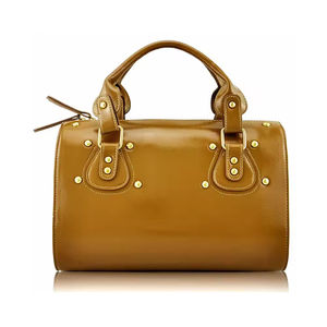 Bolso de Mano Vintage de Cuero Genuino para Mujer, Diseño de Moda, Duradero, con Cierre y Dos Correas para Viajes, Compras y Actividades al Aire Libre, Venta al Por Mayor, Suministro OEM - Product Image 4