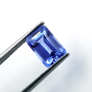 Piedra Preciosa de Zafiro Azul Cultivado en Laboratorio, Corte Pera Facetado, 3.20 Quilates - Product Image 1