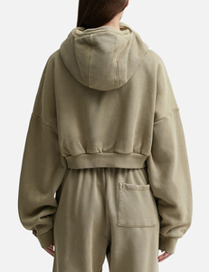 <b>Women</b> Full Zip Oversized <b>Baggy</b> Tracksuit Heavyweight Two Piece Outfit Relaxed Fit Hooded Jacket And Wide Leg <b>Joggers</b> Streetwear - Product Image 2