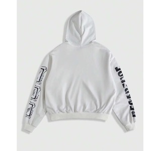 Sudadera con capucha y cremallera personalizada para hombre, estilo Y2K gótico, streetwear, oversize, vintage, con cremallera completa, forro polar grueso, 100% algodón, invierno - Product Image 2
