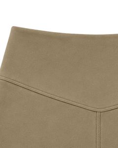 Manufacturer Customized Taupe Women <b>Flared</b> Yoga Set Embroidered Sports Bra And High Waist Bell Bottom <b>Leggings</b> Activewear Set - Product Image 6