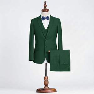 Uniforme de Oficina Corporativo Negro para Hombre, Adulto, de Terciopelo Transpirable con Solapa de Satén, 100% Poliéster, para Vestimenta Formal, Elite Vanguard - Product Image 5
