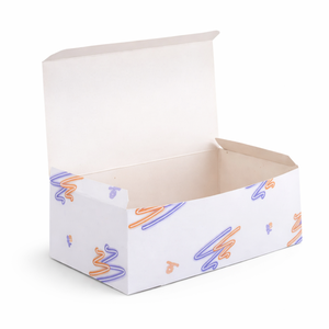 Caja de Empaque para Comida Rápida con Logotipo Personalizado Impreso |   Caja de Papel Desechable para Hamburguesas, Papas Fritas y Patatas Fritas para Llevar, Embalaje Ecológico de Bagazo - Product Image 2