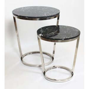 Modern Coffee <b>Table</b> <b>Set</b> of 3 Nesting Design for Sofa <b>Side</b> End <b>Table</b> Use - Product Image 6