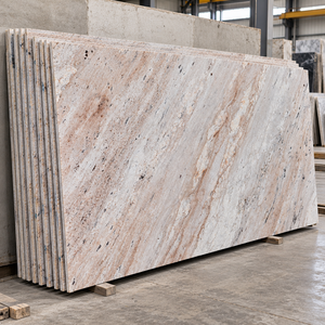 Dalle de granit rose Bourgogne de qualité supérieure pour les grossistes, projets commerciaux, comptoirs de cuisine, carreaux de salle de bain, poli - Product Image 4