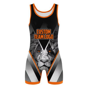 Combinaison de lutte pour hommes avec logo personnalisé, vêtements de sport par sublimation, combinaison de lutte pour jeunes, combinaison de musculation, impression numérique - Product Image 6