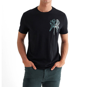 เสื้อยืดคอตตอนหนาน้ำหนัก 270GSM ทรงโอเวอร์ไซส์ ปักโลโก้แบบเชนิลล์ตามสั่ง MOQ ต่ำ สำหรับผู้ชาย - Product Image 3