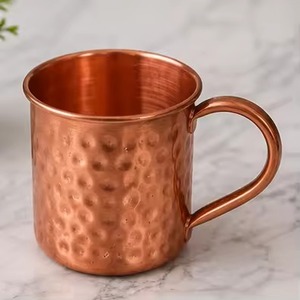 Moscow Mule Copper Mugs Sublimation Copper Plated Stainless Steel Engraved <b>Beer</b> Drinking Mule Mug - Product Image 2