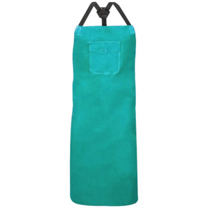 Premium Cowhide Split Leather Sleeveless Welder Apron Heavy Duty Safety with <b>Fire</b>-Resistant Oil-Resistant Adjustable Waist Work - Product Image 4