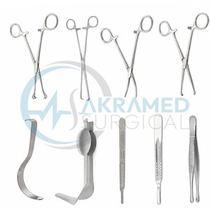 Ensemble d'instruments de ligature tubaire vaginale de haute qualité, certifié CE, en acier inoxydable, kit chirurgical gynécologique - Product Image 3