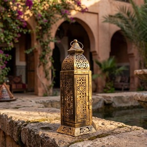 Pure Radiance Handmade Lantern <b>Moroccan</b> Style <b>Decorative</b> Candle Holder Outdoor Indoor Home <b>Decoration</b> - Product Image 6