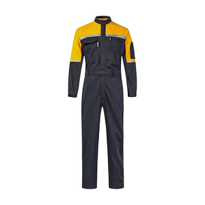 Combinaison de travail réfléchissante personnalisée pour hommes, uniforme de sécurité pour mécaniciens et ouvriers du bâtiment avec poches à outils, combinaison de réparation automobile et d'atelier - Product Image 1