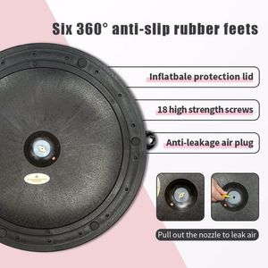 Half Balance Ball Trainer Anti-Burst Pilates Strength Fitness Exercise Ball Yoga Workout Tool - Product Image 2