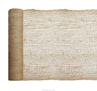 Tissu géotextile écologique en toile de jute sergé 100% jute, 48 pouces x 15 pieds (60 pieds carrés), léger et antibactérien