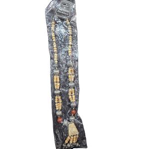 สร้อยคอเรซิ่นทำมือรักษ์โลกประดับลูกปัดหลากสีสันสำหรับชาวคริสต์ ใส่ไปงานปาร์ตี้ นำเข้าจากอินเดีย ขายส่ง - Product Image 1