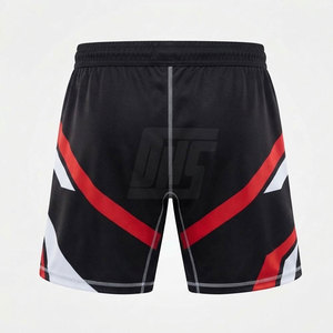 Shorts de combat élégants pour hommes, respirants et à séchage rapide, avec détail de fente latérale, pour l'entraînement, la gym et les sports. - Product Image 2