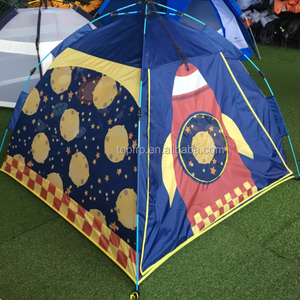 Tente de jeu pour bébé intérieure/extérieure, maisonnette automatique avec poteaux en fibre de verre, imperméable, respirante, confortable, 145x145x110cm, 6-36 mois - Product Image 3