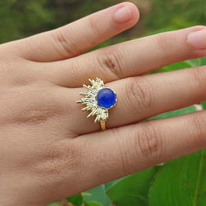 แหวนแฟชั่นดีไซน์ล่าสุดชุบทอง 18k แบบพิเศษ ขายส่ง ยอดขายดีที่สุด สวยหรู ทันสมัย เหมาะเป็นของขวัญงานแต่งงาน วันเกิด เครื่องประดับ - Product Image 2