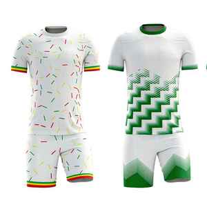 Anti Wrinkle Breathable Soft Quick Dry Stretchable Comfortable Durable Washable Tear Proof Custom <b>Colour</b> Soccer Uniform - Product Image 5